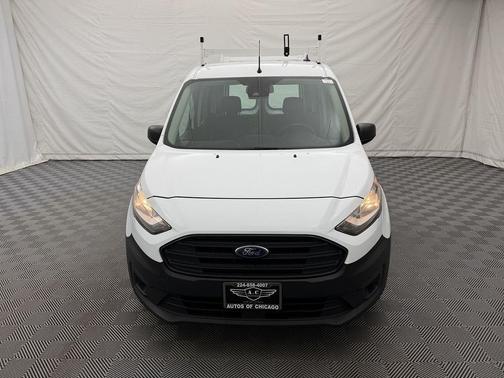 Frozen White 2020 Ford Transit Connect XL Cargo Van