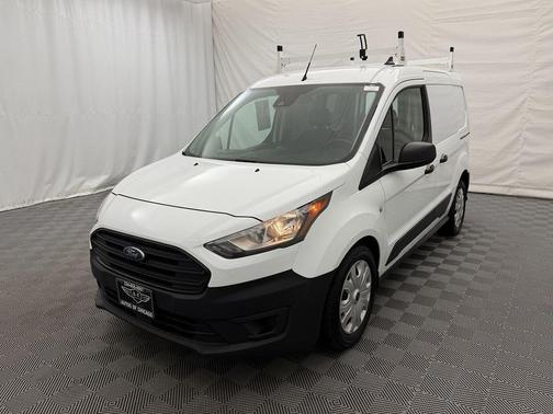 Frozen White 2020 Ford Transit Connect XL Cargo Van