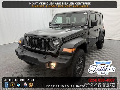 Granite Crystal Metallic Clearcoat 2025 Jeep Wrangler Sport S