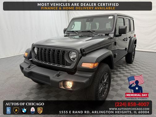 Granite Crystal Metallic Clearcoat 2025 Jeep Wrangler Sport S