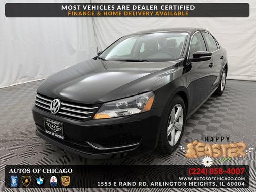 Black 2013 Volkswagen Passat 2.5 SE