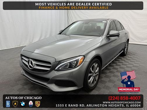 Steel Gray Metallic 2016 Mercedes-Benz C-Class C 300 4MATIC Sport