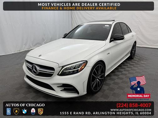 WHITE 2019 Mercedes-Benz AMG C 43 4MATIC