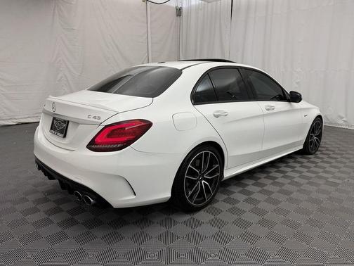 WHITE 2019 Mercedes-Benz AMG C 43 4MATIC