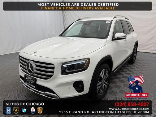 Polar White 2025 Mercedes-Benz GLB 250 Base