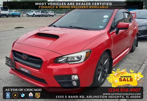 Pure Red 2016 Subaru WRX Limited