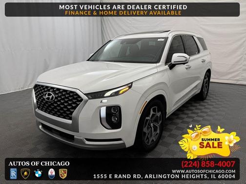 Hyper White 2021 Hyundai PALISADE Calligraphy
