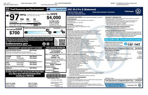 2021 Volkswagen ID.4 Pro S