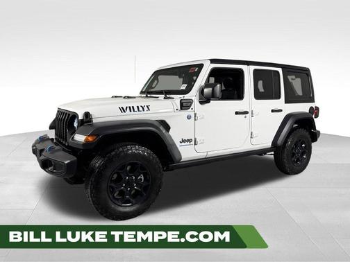 Bright White Clearcoat 2023 Jeep Wrangler 4xe Base