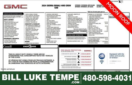 Onyx Black 2024 GMC Sierra 3500 Denali