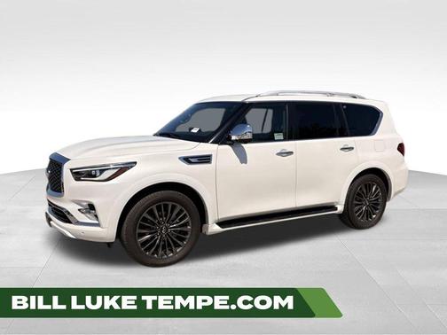 Aspen White 2024 INFINITI QX80 SENSORY