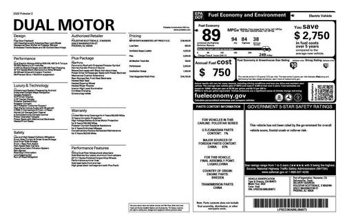 2022 Polestar 2 Long Range Dual Motor