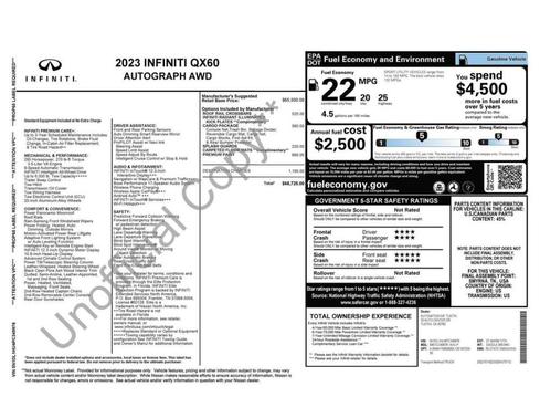 2023 INFINITI QX60 AUTOGRAPH