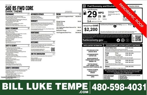 2024 Volvo S60 B5 Core Dark Theme