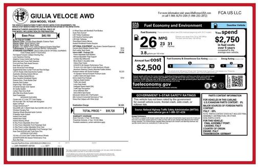 2024 Alfa Romeo Giulia Veloce