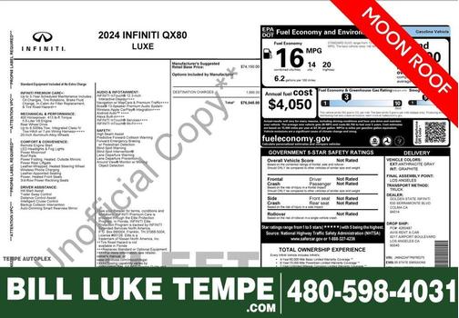 2024 INFINITI QX80 Luxe