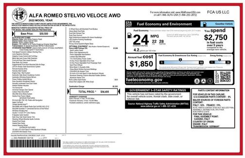 2022 Alfa Romeo Stelvio Veloce