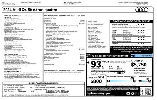 2024 Audi Q4 e-tron 50 Premium Plus