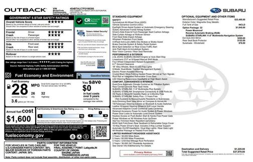 2023 Subaru Outback Onyx Edition