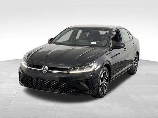 Deep Black Pearl Effect 2025 Volkswagen Jetta 1.5T Sport