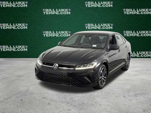 Deep Black Pearl Effect 2025 Volkswagen Jetta 1.5T Sport