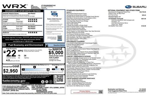 Wr Blue Pearl 2024 Subaru WRX Base