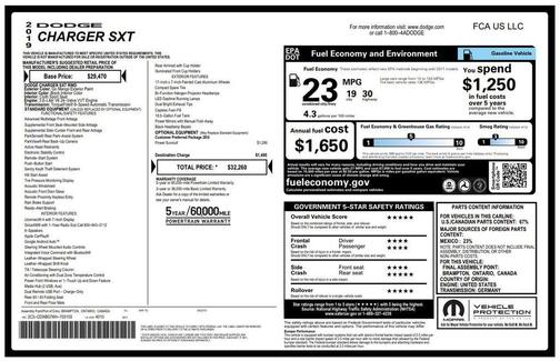 2019 Dodge Charger SXT