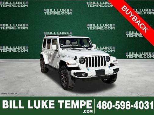 Bright White Clearcoat 2022 Jeep Wrangler Unlimited 4xe Sahara