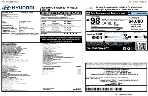 2026 Hyundai IONIQ 5 Limited