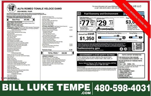 2024 Alfa Romeo Tonale Veloce