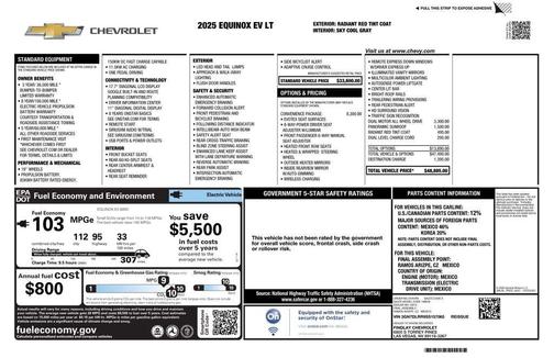 2025 Chevrolet Equinox EV LT