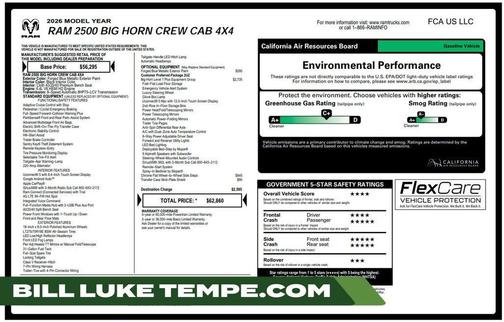 Blue Metallic 2026 RAM 2500 Big Horn