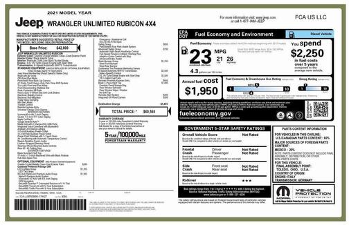 2021 Jeep Wrangler Unlimited Rubicon