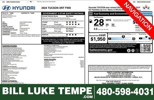 2024 Hyundai TUCSON XRT