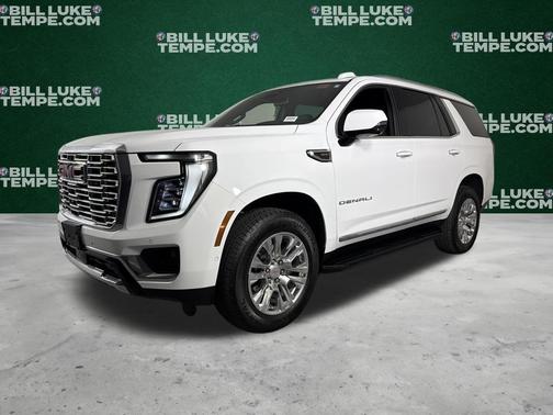 Summit White 2025 GMC Yukon Denali