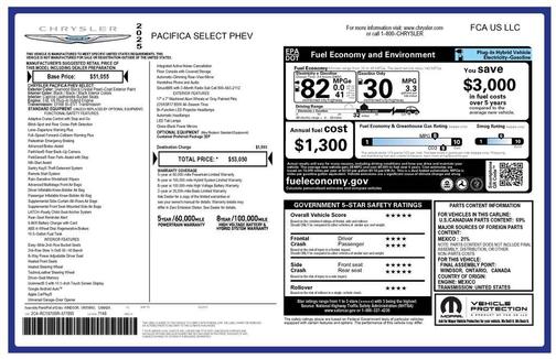 2025 Chrysler Pacifica Hybrid Select