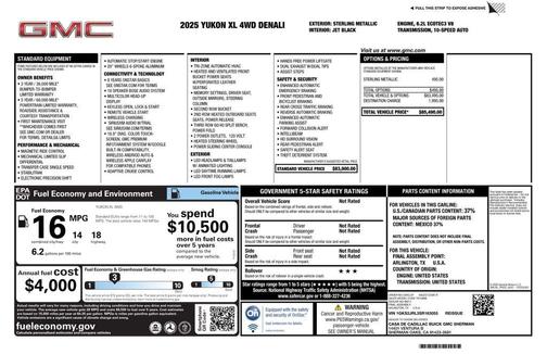 2025 GMC Yukon XL Denali