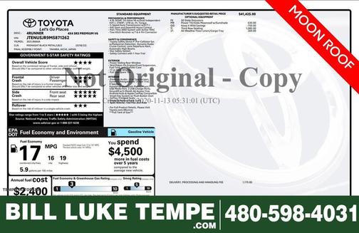 2021 Toyota 4Runner SR5 Premium