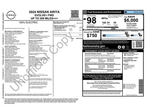 2024 Nissan ARIYA EVOLVE+