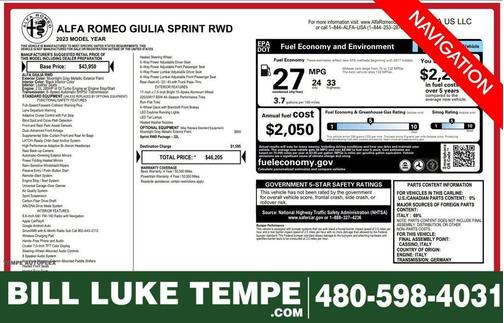 2023 Alfa Romeo Giulia Base