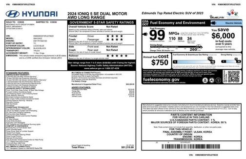 2024 Hyundai IONIQ 5 SE
