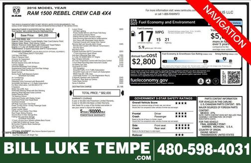 2016 RAM 1500 Rebel