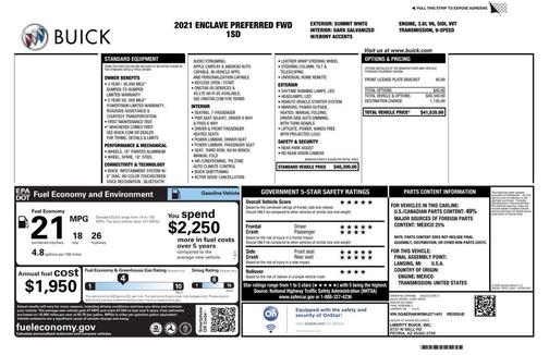 2021 Buick Enclave Preferred