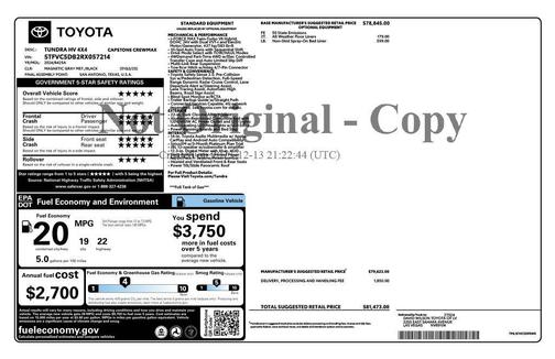 2024 Toyota Tundra Hybrid Capstone