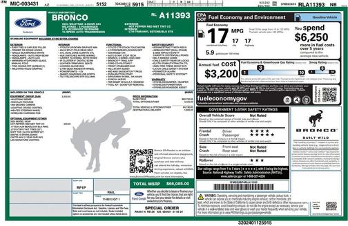 2024 Ford Bronco Wildtrak