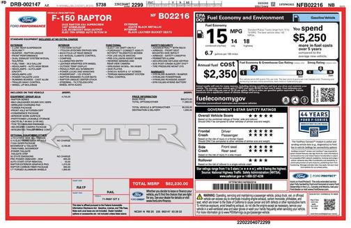 2022 Ford F-150 Raptor