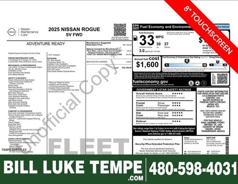 2025 Nissan Rogue SV