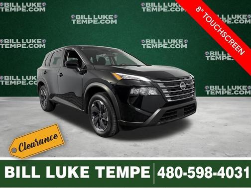 Super Black 2025 Nissan Rogue SV