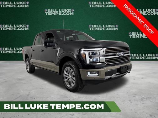 Agate Black Metallic 2025 Ford F-150 King Ranch