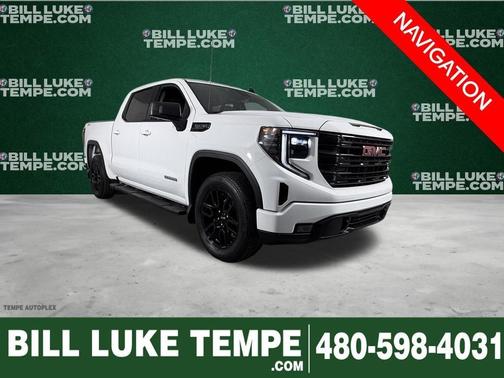 Summit White 2024 GMC Sierra 1500 Elevation